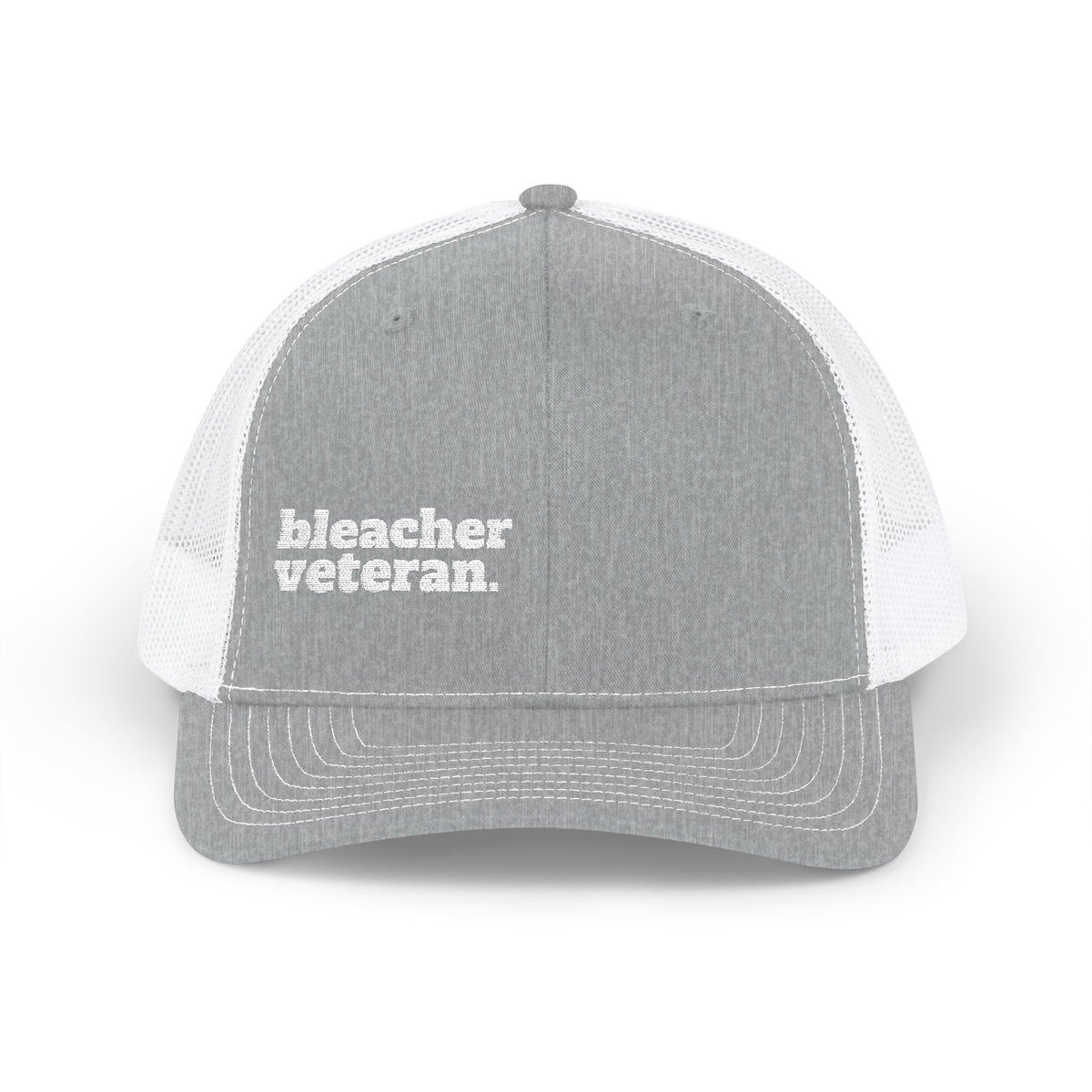 Bleacher Veteran Embroidered Trucker Hat