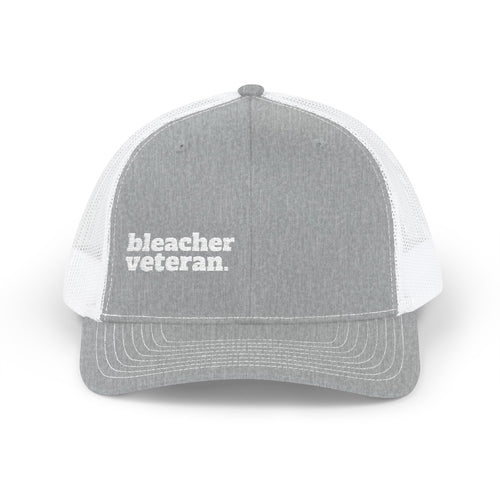 Bleacher Veteran Embroidered Trucker Hat