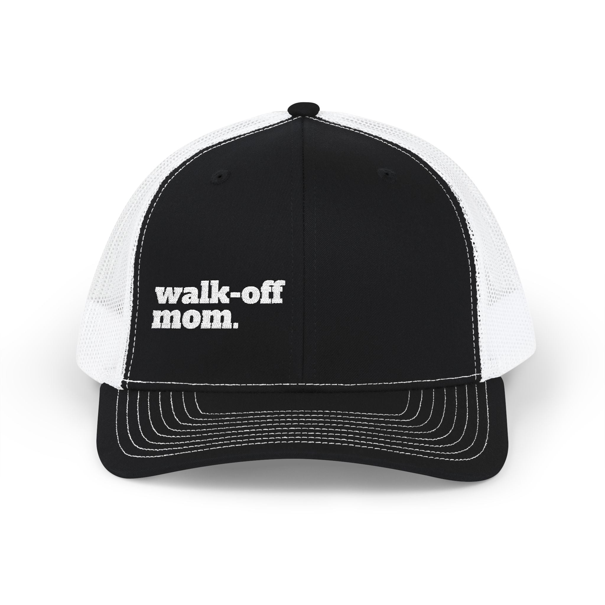 Walk-Off Mom Embroidered Trucker Hat