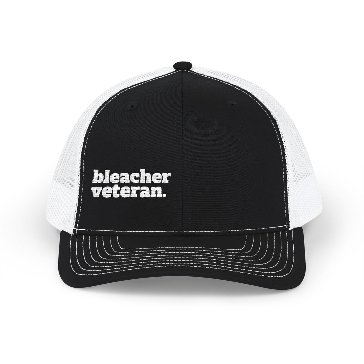 Bleacher Veteran Embroidered Trucker Hat