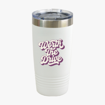 Worth The Drive 20oz Insulated Tumbler