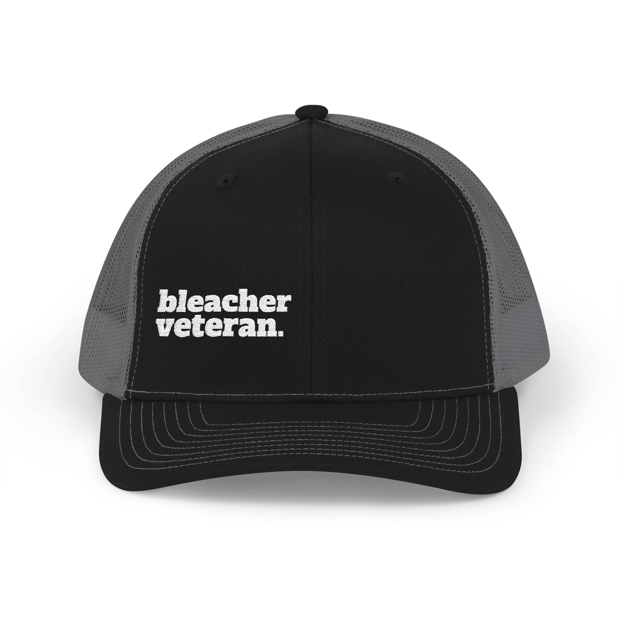 Bleacher Veteran Embroidered Trucker Hat